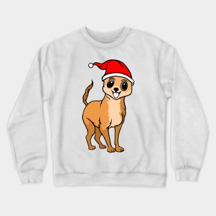 Santa Chihuahua Crewneck Sweatshirt